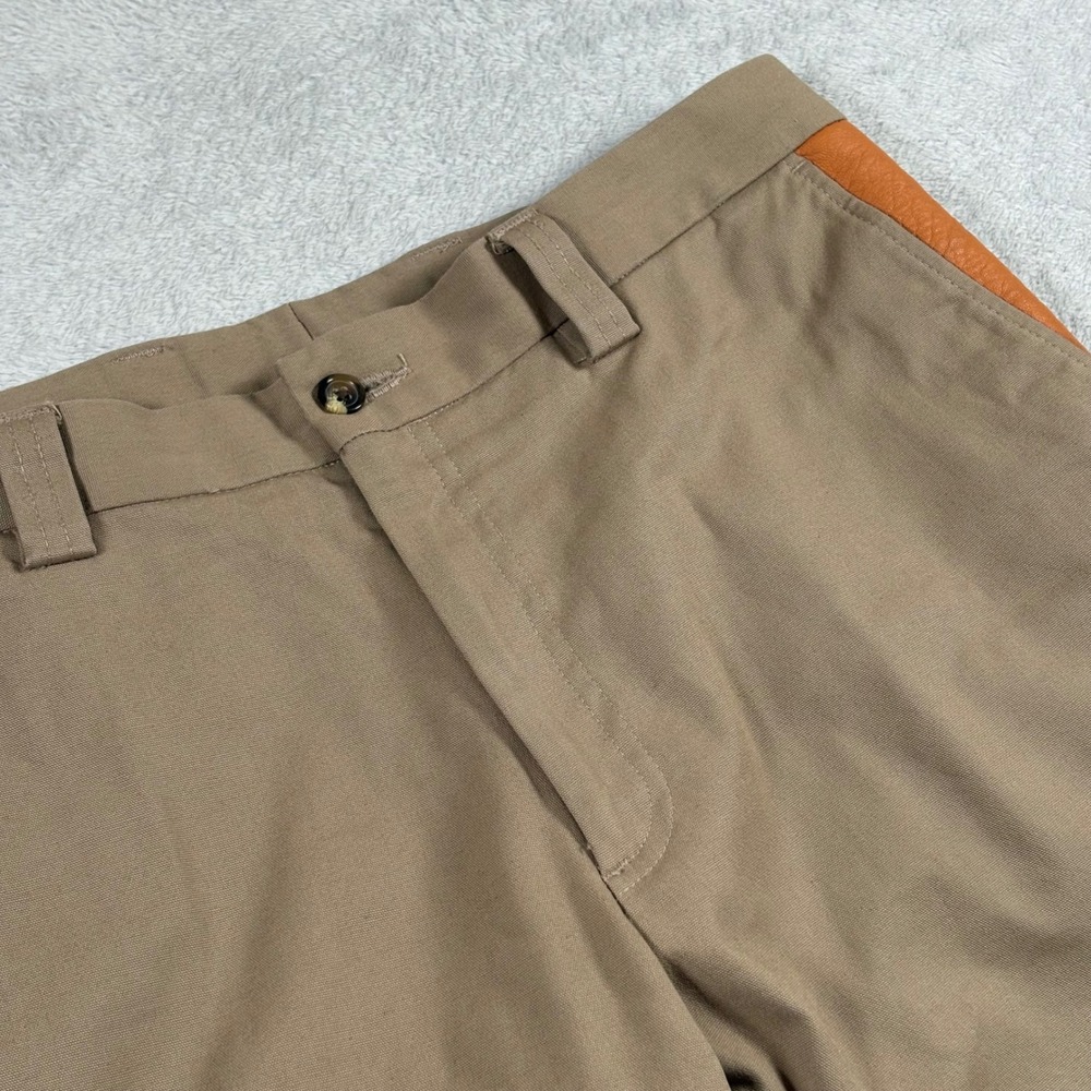 Kevins Plantation Collection Mens Khaki Field‎ Hunting Pants Orange Trim 34x32
